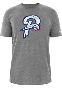 New Era Reading Fightin Phils Grey Copa Short Sleeve T Shirt