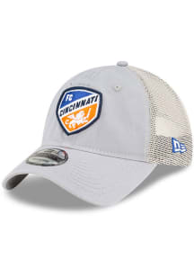 New Era FC Cincinnati Casual Classic Meshback Adjustable Hat - Grey