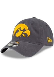 New Era Iowa Hawkeyes Core Classic 9TWENTY Adjustable Hat - Graphite