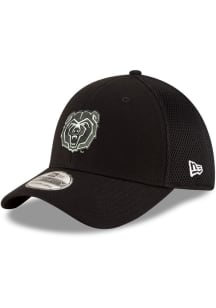 New Era Missouri State Bears Mens Black White Logo Neo 39THIRTY Flex Hat