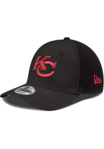 New Era Kansas City Chiefs Mens Black Elemental Neo 39THIRTY Flex Hat