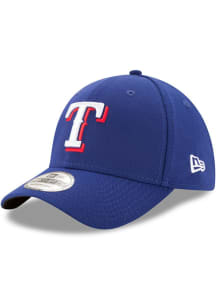 New Era Texas Rangers Mens Blue Team Classic 39THIRTY Flex Hat