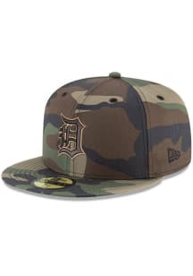 New Era Detroit Tigers Mens Green Tonal 59FIFTY Fitted Hat