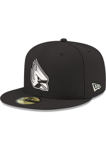 New Era Ball State Cardinals Mens Black Ball State Cardinals Black GCP 59FIFTY Fitted Hat