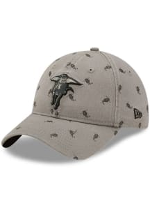 New Era Texas Tech Red Raiders Ash Scatter 9TWENTY Womens Adjustable Hat