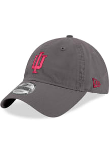 New Era Indiana Hoosiers Indiana Hoosiers Gray GCP 9TWENTY Adjustable Hat - Grey