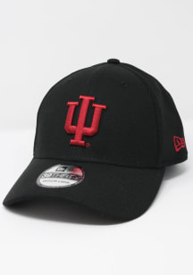 New Era Indiana Hoosiers Mens Black Indiana Hoosiers Black GCP 39THIRTY Flex Hat