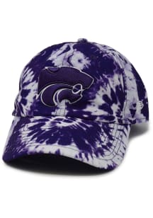 New Era K-State Wildcats Kansas State Wildcats 3-Tone Tie Dye Casual Classic Adjustable Hat - Purp..