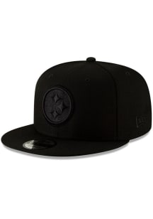 New Era Pittsburgh Steelers Black Tonal 9FIFTY Mens Snapback Hat