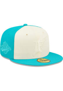 New Era Miami Marlins Mens Teal TONAL 2 TONE 5950 Fitted Hat