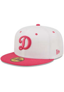 New Era Oklahoma City Dodgers Mens White 2022 MILB Theme Night 59FIFTY Fitted Hat