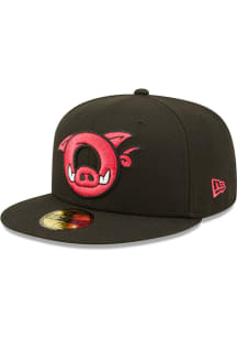New Era Omaha Storm Chasers Mens Black 2022 MILB Theme Night 59FIFTY Fitted Hat