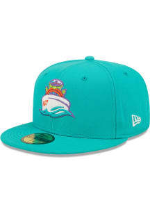 New Era Wichita Wind Surge Mens Teal 2022 MILB Theme Night 59FIFTY Fitted Hat