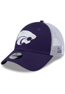 New Era K-State Wildcats Purple Evergreen Trucker JR 9FORTY Youth Adjustable Hat