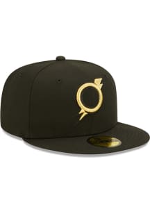 New Era Omaha Storm Chasers Mens Black MiLB 2022 Authentic Collection Modern Fitted Hat