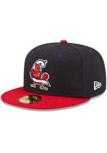 New Era Springfield Cardinals Mens Blue MiLB 2022 Authentic Collection Classic Fitted Hat
