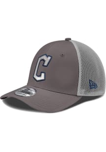 New Era Cleveland Guardians Mens Anthracite 2T Neo 39THIRTY Flex Hat