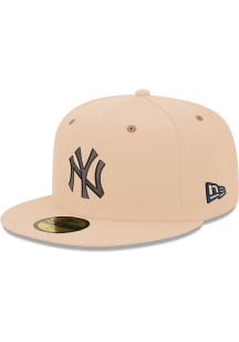 New Era New York Yankees Mens Brown 2T 59FIFTY Fitted Hat