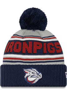 New Era Lehigh Valley Ironpigs Blue Child Cheer Knit Youth Knit Hat