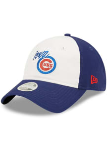 New Era Iowa Cubs Baby Toddler Logo Glam 9TWENTY Adjustable Hat - White
