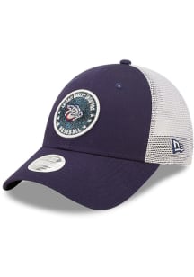 New Era Lehigh Valley Ironpigs Baby Toddler Glitter Circle 9FORTY Adjustable Hat - Blue