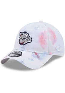 New Era Lehigh Valley Ironpigs Baby Toddler Ice Dye Core Classic 2.0 Adjustable Hat - White