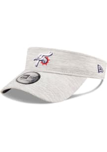 New Era Reading Fightin Phils Mens Grey Distinct Visor Adjustable Visor