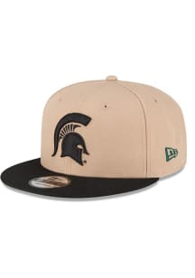 New Era Michigan State Spartans Brown 2T 9FIFTY Classic Mens Snapback Hat
