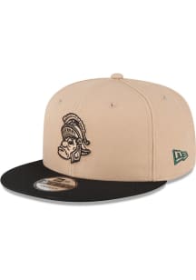 New Era Michigan State Spartans Brown 2T 9FIFTY Mens Snapback Hat