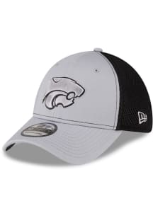 New Era K-State Wildcats Mens Grey 2T Neo 39THIRTY Flex Hat