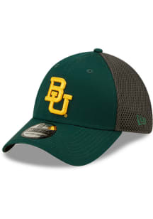 New Era Baylor Bears Mens Green Logo Team Neo 39THIRTY Flex Hat