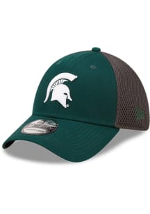 New Era Michigan State Spartans Mens Green Team Neo 39THIRTY Classic Flex Hat