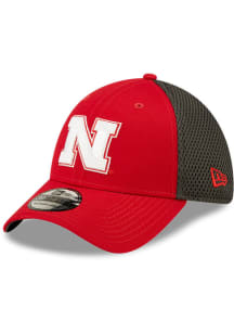New Era Nebraska Cornhuskers Mens Red Team Neo 39THIRTY Flex Hat