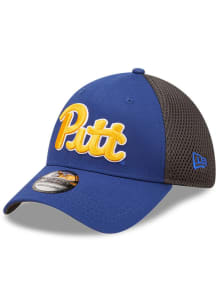 New Era Pitt Panthers Mens Blue Neo 39THIRTY Flex Hat