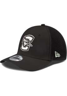 New Era Creighton Bluejays Mens Black White Logo Team Neo 39THIRTY Flex Hat