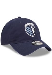 New Era Sporting Kansas City Core Classic 2.0 Premium Adjustable Hat - Navy Blue