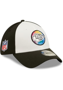 New Era Kansas City Chiefs Mens White 2022 Crucial Catch Coach 39THIRTY Flex Hat