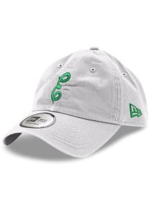 New Era Eastern Michigan Eagles Script E Casual Classic Adjustable Hat - White
