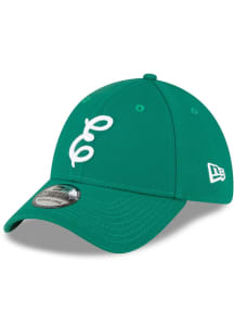 New Era Eastern Michigan Eagles Mens Green Script E Team Classic 39THIRTY Flex Hat