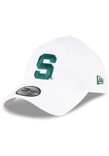 New Era Michigan State Spartans Casual Classic Sport Modern Adjustable Hat - White