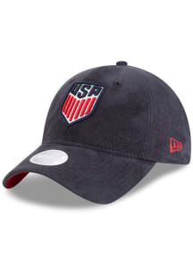 New Era USMNT Navy Blue Sassy Suede 9TWENTY Womens Adjustable Hat