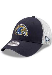 New Era Kent State Golden Flashes Trucker 9FORTY Adjustable Hat - Navy Blue