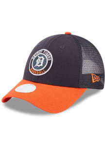New Era Detroit Tigers Navy Blue Glitter 9FORTY Womens Adjustable Hat