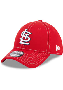 New Era St Louis Cardinals Mens Red Team Classic 39THIRTY Unique Flex Hat
