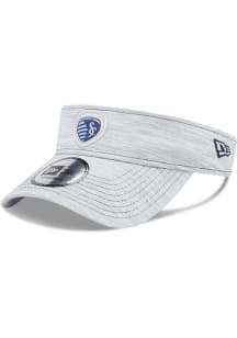 New Era Sporting Kansas City Mens Grey Perf Adjustable Visor