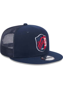 New Era St Louis City SC Red Classic Trucker 9FIFTY Mens Snapback Hat