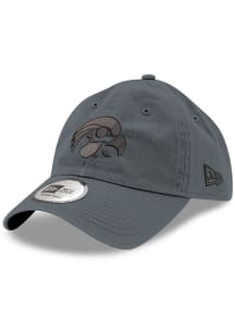 New Era Iowa Hawkeyes Casual Classic Adjustable Hat - Charcoal
