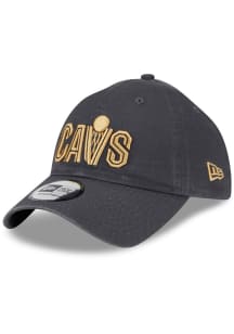 New Era Cleveland Cavaliers Secondary Casual Classic Adjustable Hat - Graphite