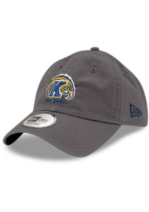 New Era Kent State Golden Flashes Casual Classic Adjustable Hat - Charcoal