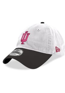 New Era Indiana Hoosiers Core Classic 9TWENTY Adjustable Hat - White